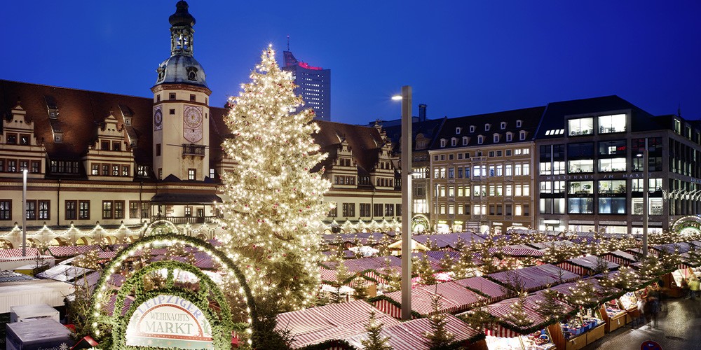 Weihnachten in Leipzig - Kombiticket: Führung Weihnachtsmarkt plus Große Stadtrundfahrt - Bild 1