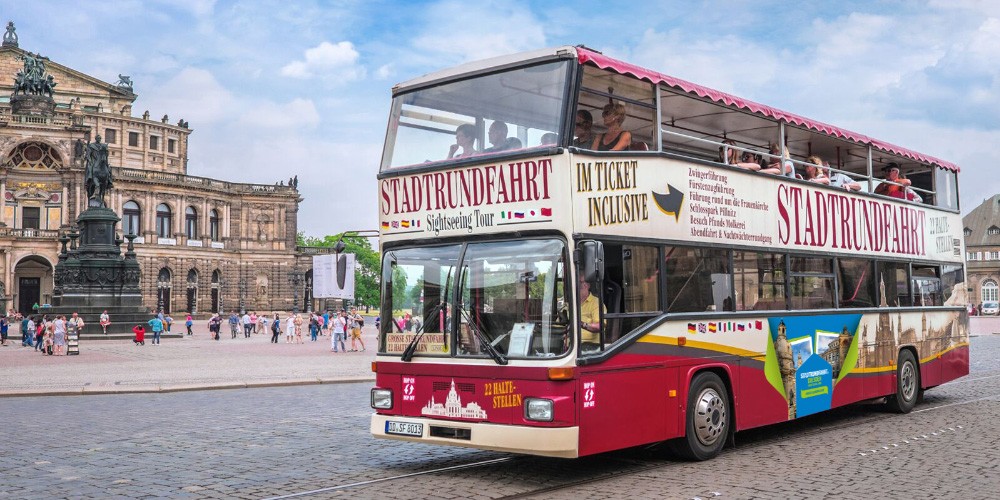 Große Stadtrundfahrt Dresden 22 Haltestellen Inkl Stadtführungen 1692